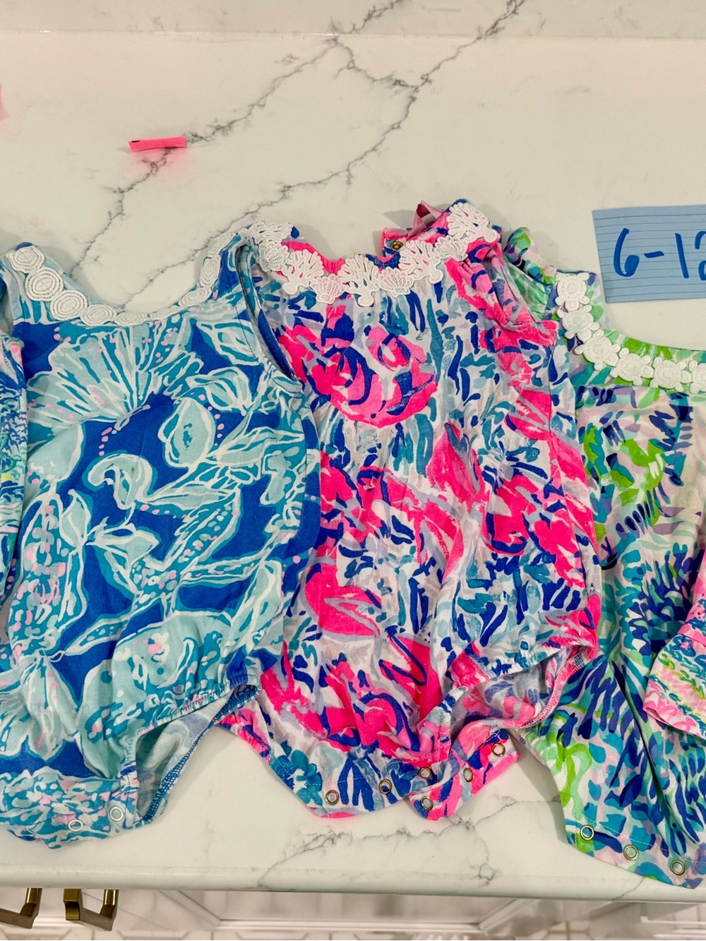 Lilly Pulitzer 6-12 month Bodysuit Onesie Collection